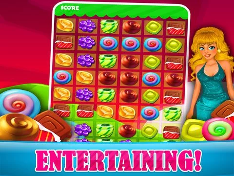 Изображение игры: All Candy Mania Games 2015 - Soda Pop Match 3 Candies Game For Children HD FREE