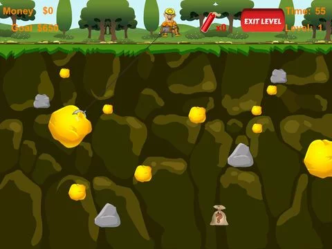 Изображение игры: Gold Mining Prospector Game Free