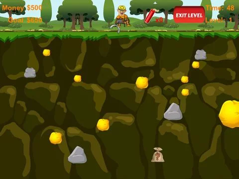 Изображение игры: Gold Mining Prospector Game Free