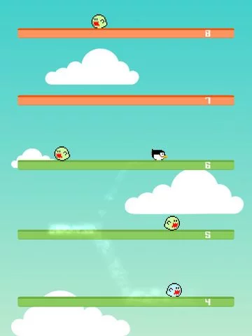 Изображение игры: Penguin Fly - Radical Flappy Pengu Flying Skyward Safari