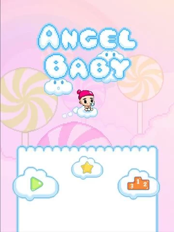 Изображение игры: Angel Baby - Adventure of bird tiny flappy wings for free kid games