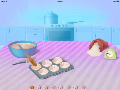 Изображение игры: cupcake maker salon - free game