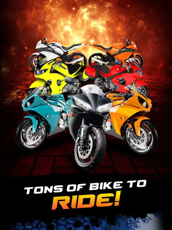 Изображение игры: Furious Outlaw Bike Race - The Fast Moto GP Bikers