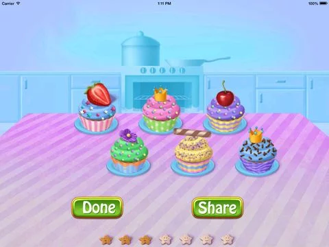 Изображение игры: cupcake maker salon - free game