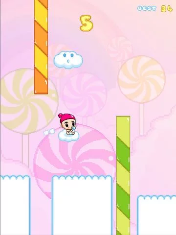Изображение игры: Angel Baby - Adventure of bird tiny flappy wings for free kid games