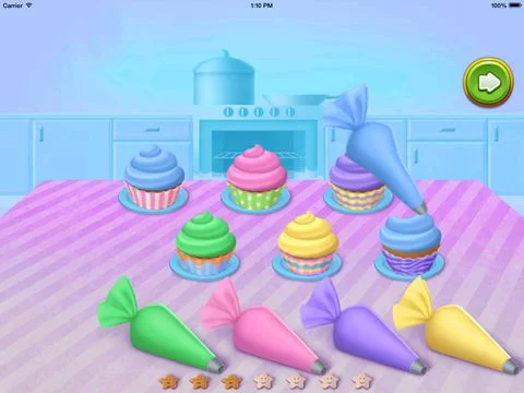 Изображение игры: cupcake maker salon - free game