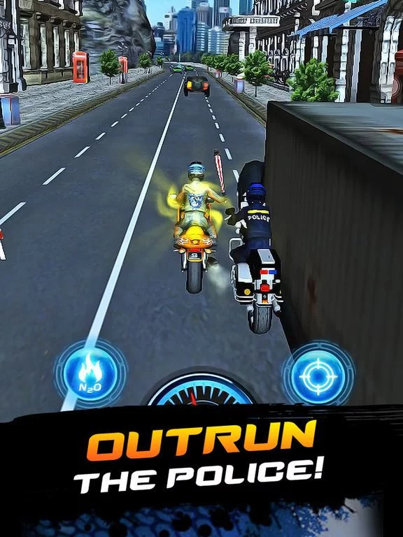 Изображение игры: Furious Outlaw Bike Race - The Fast Moto GP Bikers
