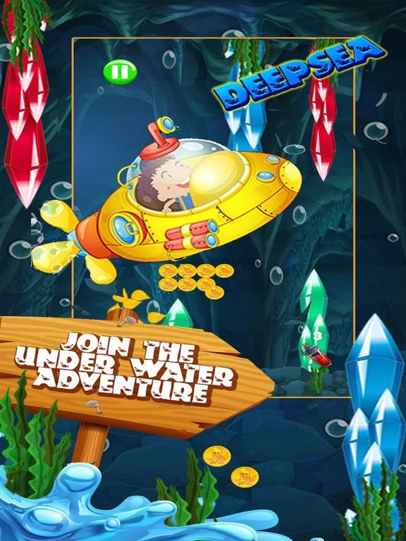Изображение игры: Deep Sea - Adventures of The Yellow Submarine Journey