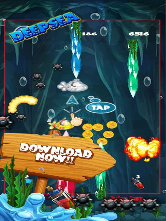 Изображение игры: Deep Sea - Adventures of The Yellow Submarine Journey