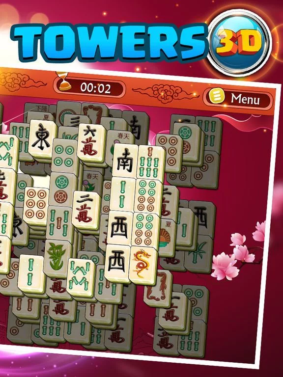Изображение игры: Mahjong Towers 3D - Classic Majong Deluxe