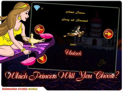Изображение игры: Arabian Princess in the Night of the Great Royal Kingdom Palace Escape - Free Kids Game