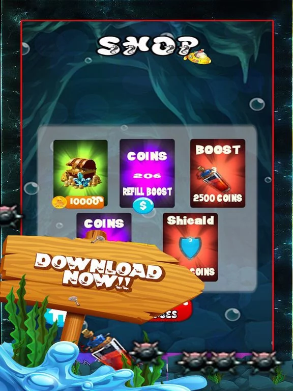 Изображение игры: Deep Sea - Adventures of The Yellow Submarine Journey