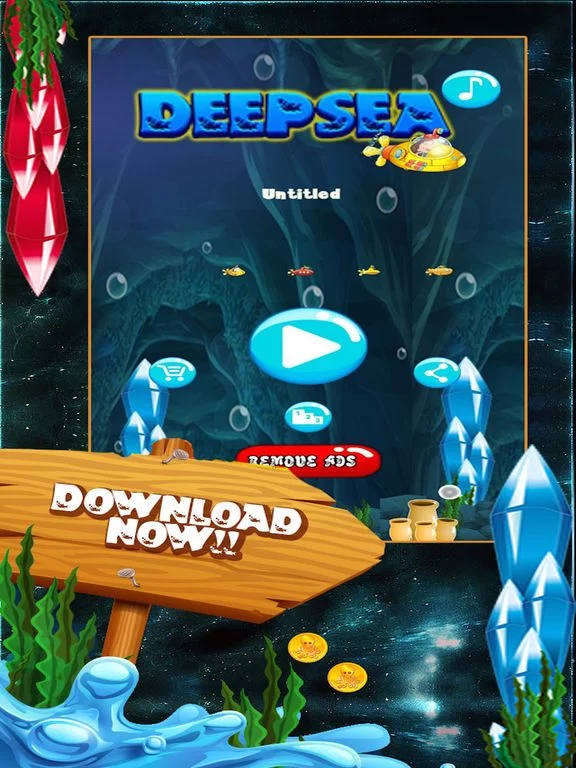Изображение игры: Deep Sea - Adventures of The Yellow Submarine Journey
