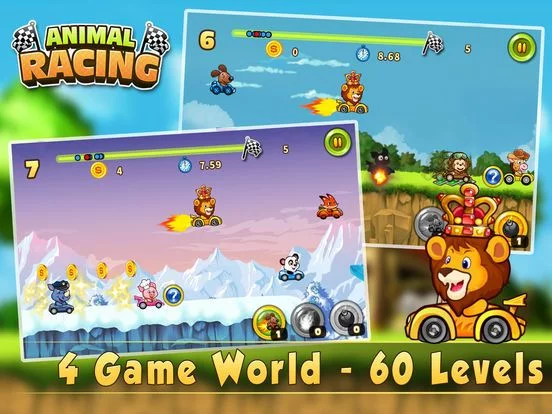 Изображение игры: Fun Run Racing-Animal Race& Free Running Games