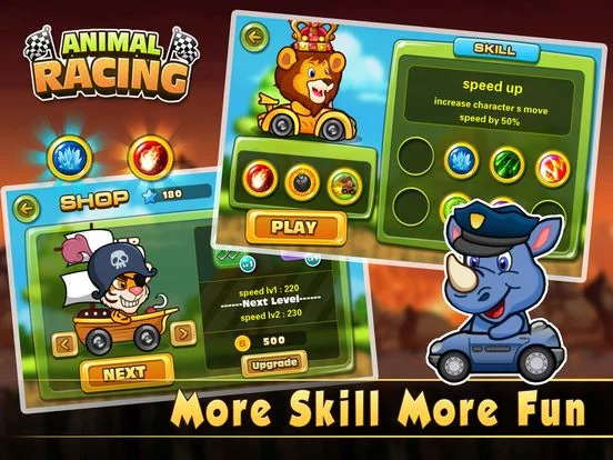 Изображение игры: Fun Run Racing-Animal Race& Free Running Games