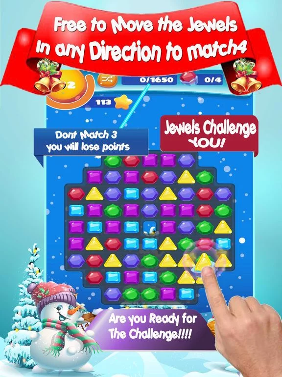 Изображение игры: Christmas Swipe Sweeper Match 4