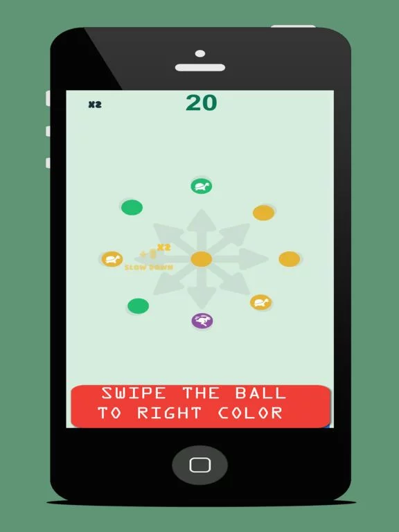 Изображение игры: Color Circle Srtrike - Swip to Shoot the DOT