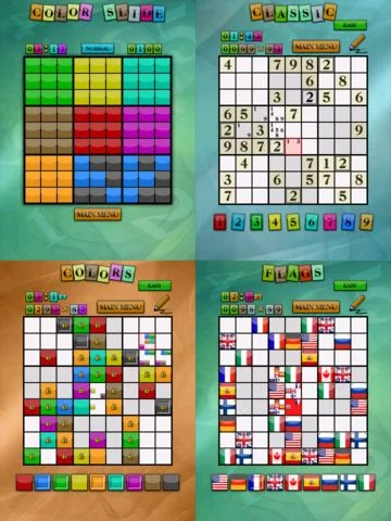 Изображение игры: Sudoku Game Collection Mania HD Free - The Classic Brain Quest Trainer Puzzle Pack for iPad & iPhone