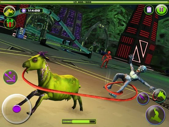 Изображение игры: Scary Goat Space Rampage