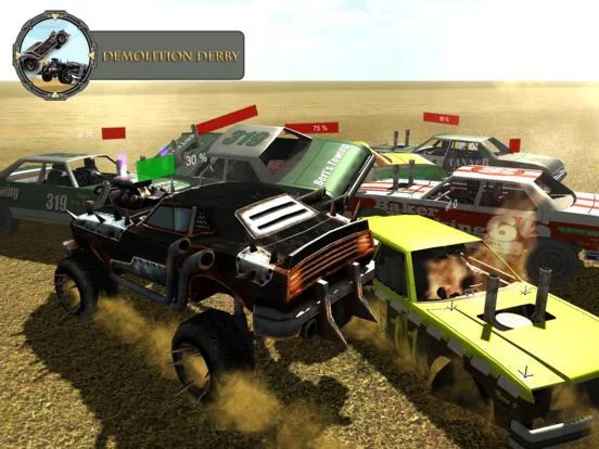 Изображение игры: Demolition Car Fighting Derby :Auto Machine War