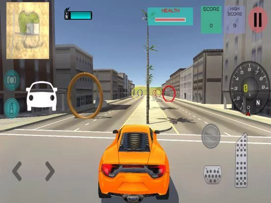 Изображение игры: Driving In Car: Free Play