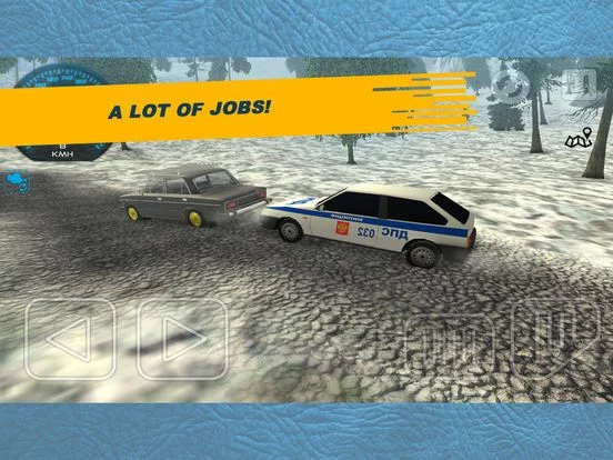 Изображение игры: Russian cars Traffic Police 2108