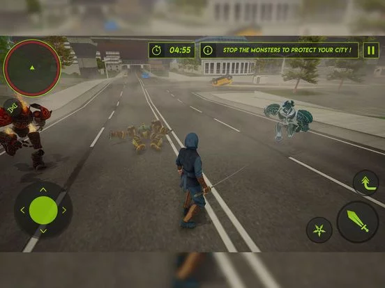 Изображение игры: Flying Ninja Monster Assassin:City Rescue Battle