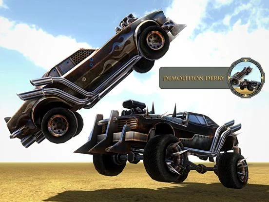 Изображение игры: Demolition Car Fighting Derby :Auto Machine War