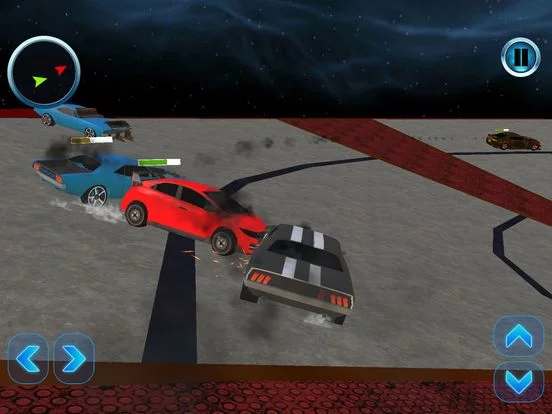 Изображение игры: Xtreme Car Stunts Derby 3D