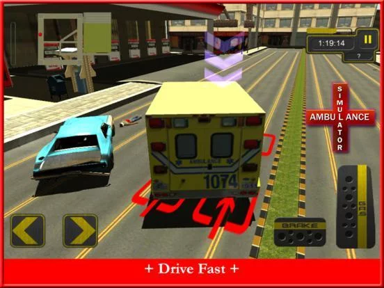 Изображение игры: Ambulance Simulator 3D: City Emergency Rescue Driving