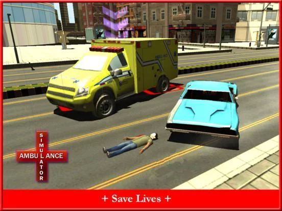 Изображение игры: Ambulance Simulator 3D: City Emergency Rescue Driving
