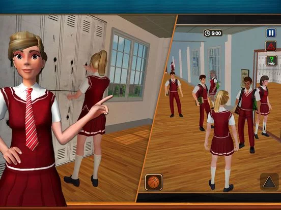 Изображение игры: Virtual High School Girl