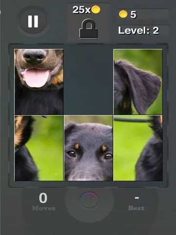 Изображение игры: Pet Sliding Puzzle