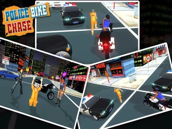 Изображение игры: Crime City Stunt Police Bike