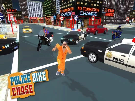 Изображение игры: Crime City Stunt Police Bike