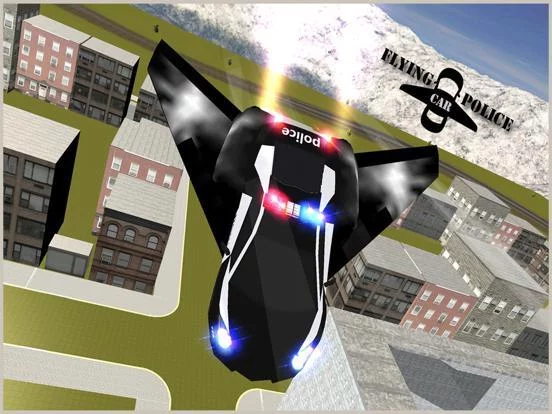 Изображение игры: Flying Car Game - Future Police Chase 3D