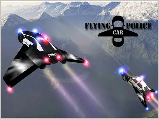 Изображение игры: Flying Car Game - Future Police Chase 3D