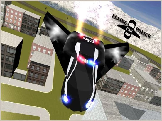 Изображение игры: Flying Car Game - Future Police Chase 3D