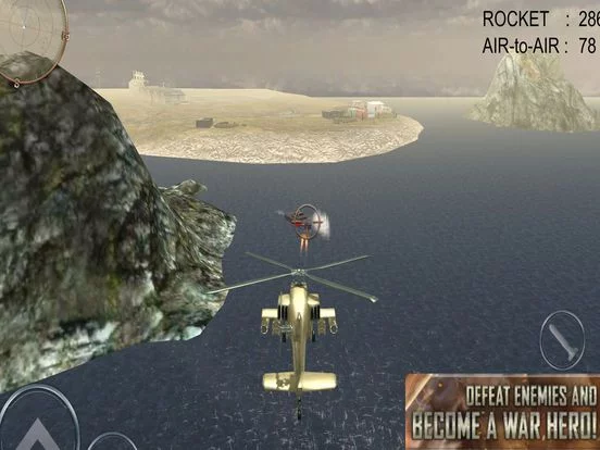 Изображение игры: Helicopter Battle: War 3