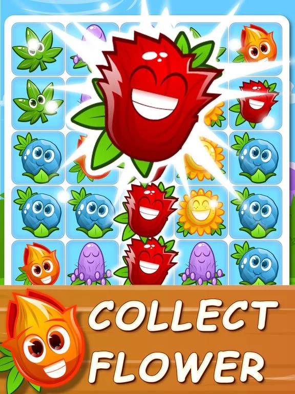 Изображение игры: Match Flower Blossom Garden