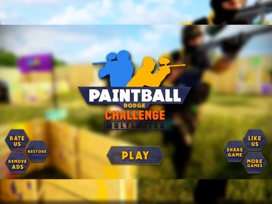 Изображение игры: Paintball Dodge Challenge PvP