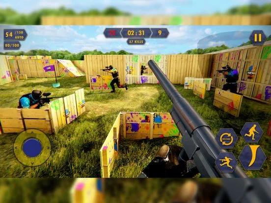 Изображение игры: Paintball Dodge Challenge PvP