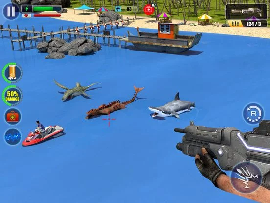 Изображение игры: Sea Monster Hunter: Sniping Game