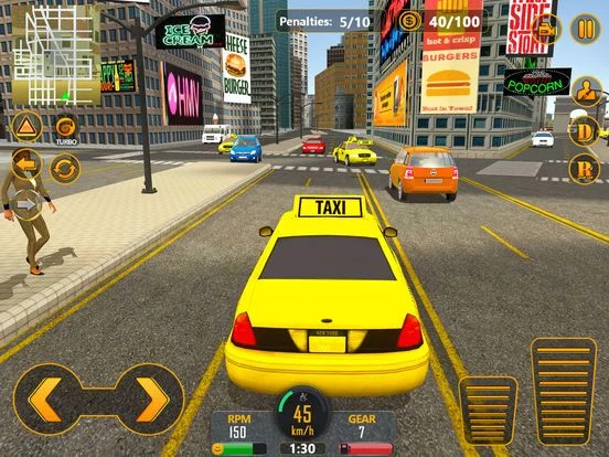 Изображение игры: NYC Fastlane Taxi Driver