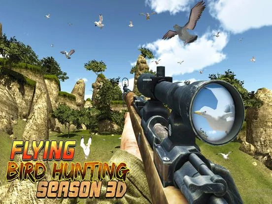 Изображение игры: Flying Bird Hunting Season 3D Simulator: Sniper Hunter in Safari Jungle
