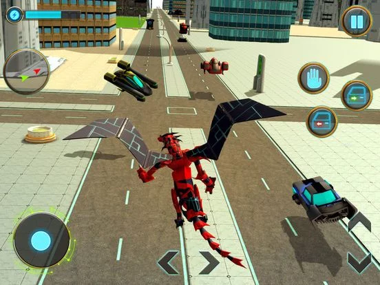 Изображение игры: Incredible Dragon Robot 3D