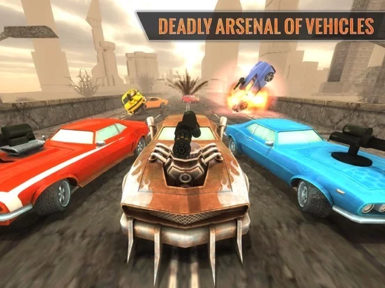 Изображение игры: Fantasy Deathmatch Racing-Doomsday Speed Arena 3D