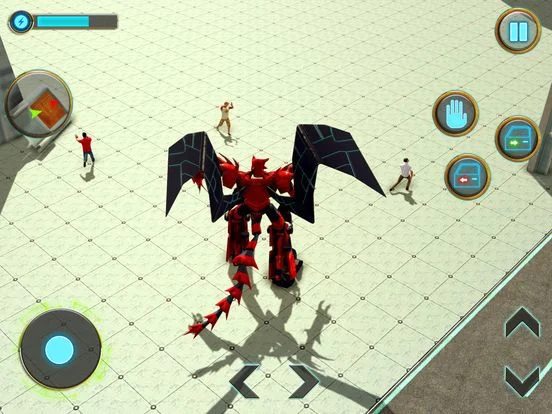 Изображение игры: Incredible Dragon Robot 3D