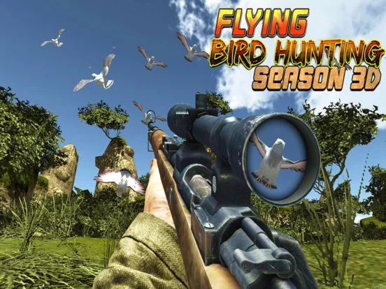 Изображение игры: Flying Bird Hunting Season 3D Simulator: Sniper Hunter in Safari Jungle