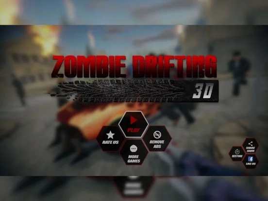 Изображение игры: Zombie Car Drifting 3D
